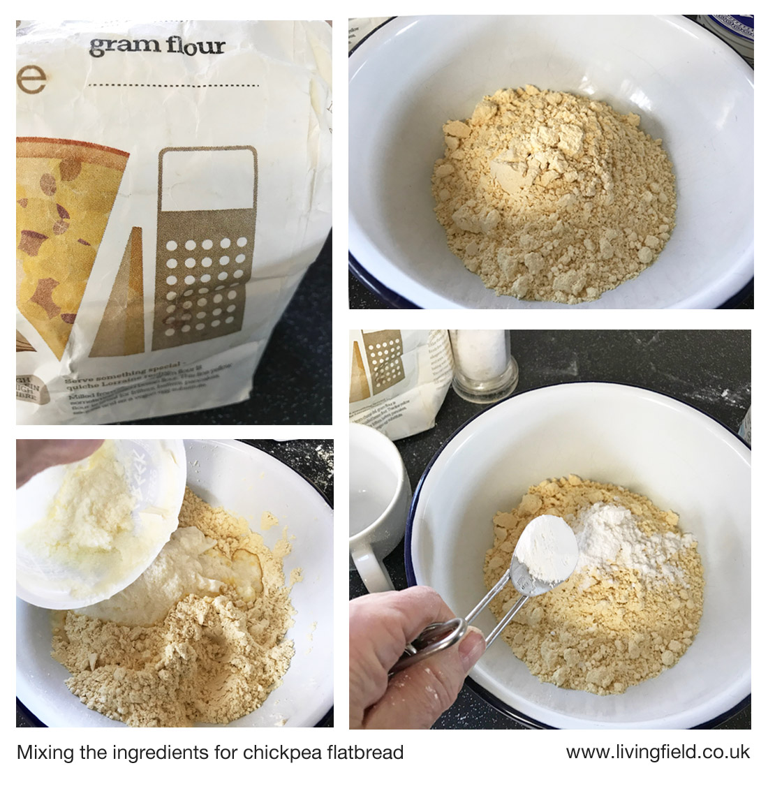 Quick and tasty flatbreads with gram flour Living Field